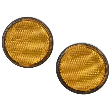 CJ 547178 Fordonsreflex till släpvagn, 2-pack, röd, med skruv