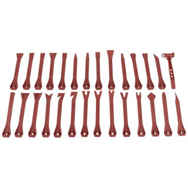 PELA 547428 Demonteringsjern 28 deler, nylon