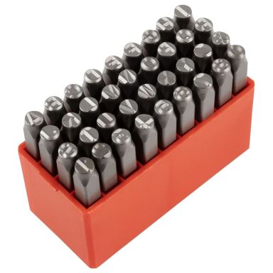 PELA 549860 Bokstav- og sifferstanser 6 mm, 36-pakk