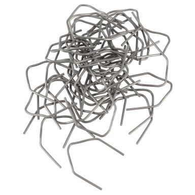 PELA 554164 Klammer til plastsvets, 0,8 mm, type V, 50-pak