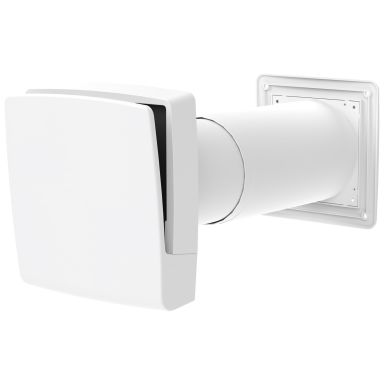 Fresh TL 100C Friskluftventil teleskopisk, Ø100 mm, hvid