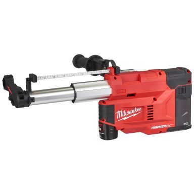 Milwaukee M12 UDEL-201B Dammutsug med 2,0Ah batteri och laddare