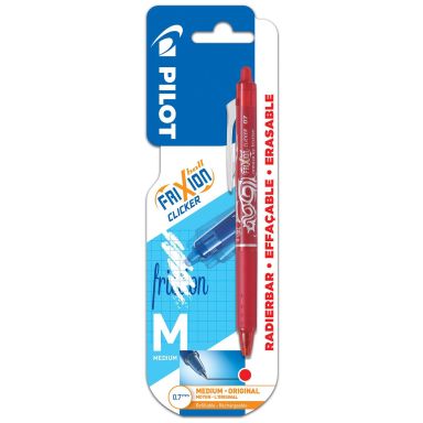 Pilot FriXion Ball Clicker Pen Kan slettes, 0,7 mm