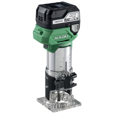 HiKOKI M1808DA Kantfres med batterier og lader