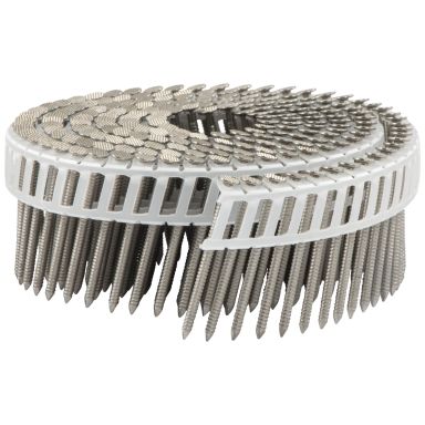 TJEP PC 28/48 Ringspik fladt hoved med riller, 2400 stk