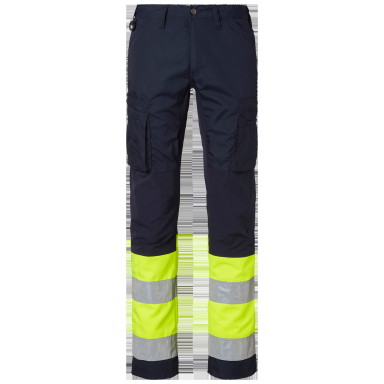 Top Swede 220 Arbeidsbukse varsel, marineblå/gul