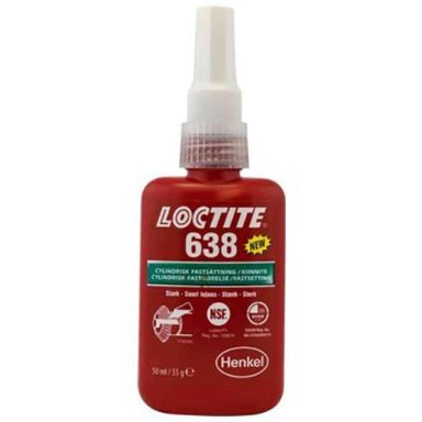 Loctite Mounting mediterranean 638 Fastholdingsmasse 50 ml, høy viskositet