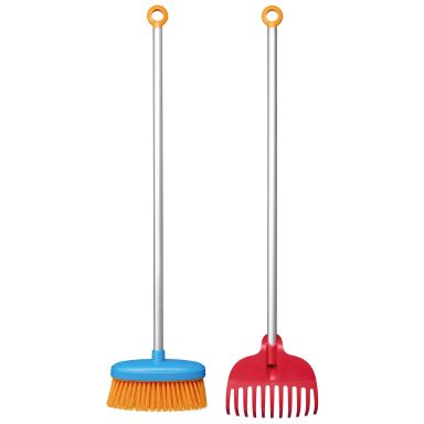 Fiskars MyFirst Fiskars 1062474 Haveværktøjssæt med børste og rive