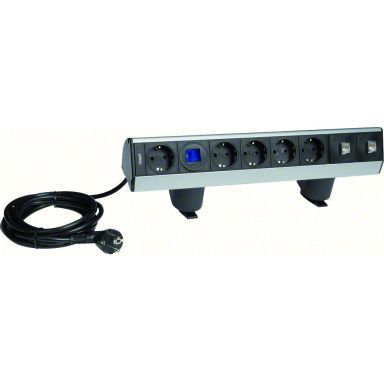 Hager G7069ELN Bordsmodul 5 uttag och datauttag