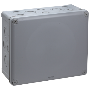 Schneider Electric ENN05097 Kytkentärasia harmaa, knock-outit, pinta-asennus
