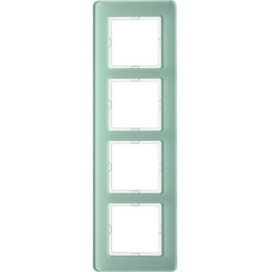 Hager 10146079 Peitekehys 4-paikkainen, Q.7, lasi