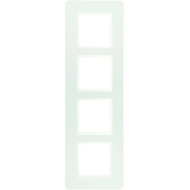 Hager 10146189 Dekkramme 4 rom, Q.7, plast