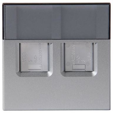ABB 2TKA00001110 Centrumplatta 2xRJ45