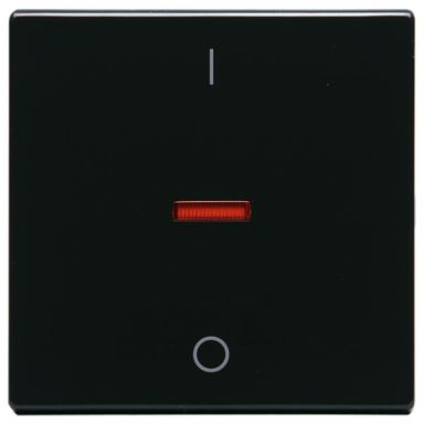 ABB 1788-81 Enkelvippa 1-vägs, röd lins, 1/0