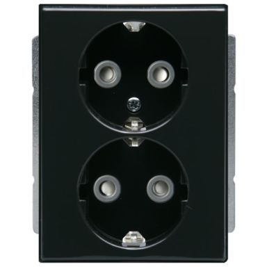 ABB Impressivo Stikkontakt 2-veis, jordet, hurtigkobling