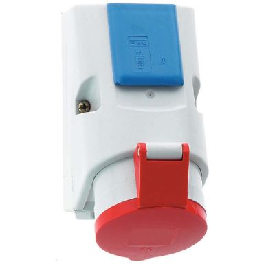 Rutab Kombi Vägguttag 16 A, 5 poler