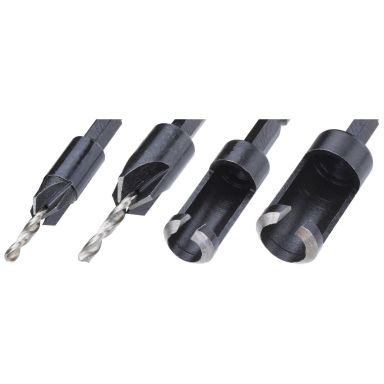 Dewalt DT7620-QZ Spiralborsæt til forboring og nedsænkning, 4 dele