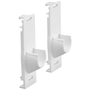 Elfa 222310 Garderobestangsholder hvid