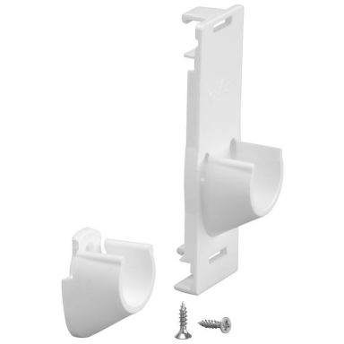 Elfa 222610 Garderobestangsholder hvid