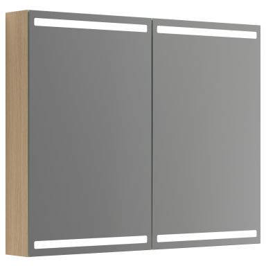 Dansani Luna Level Spegelskåp 100 cm, med ljusstyrning