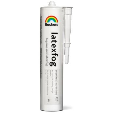 Beckers 050837 Latexfog vit, 0,3 l