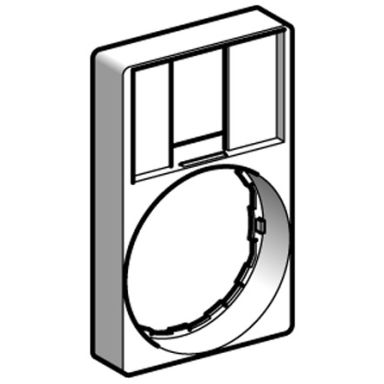 Schneider Electric ZBZ35 Skylthållare 30x50 mm, för XB4/XB5