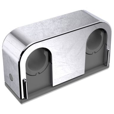 Faluplast Duo Contact 14615 Rørklammer for liming, dobbel, 12/15/16 mm