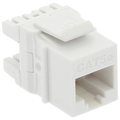Eurolan 16B-U5-03WT Keystoneuttak RJ45, Cat 5E UTP, Eurolan