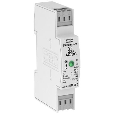 Obo Bettermann 5097650 Överspänningsskydd för apparatskåp