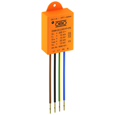 Obo Bettermann 5092431 Ylijännitesuoja sarja tai rinnakkainen, IP20