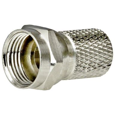 Televes 417001 F-kontakt för RG-6T, twist-on, 100-pack