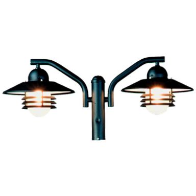 Westal Tellus II stolpearmatur sort, 300 x 300 x 768 mm, E27