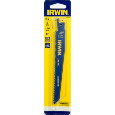 Irwin 10504155 Puukkosahanterä 150 mm, 6 TPI, 5 kpl