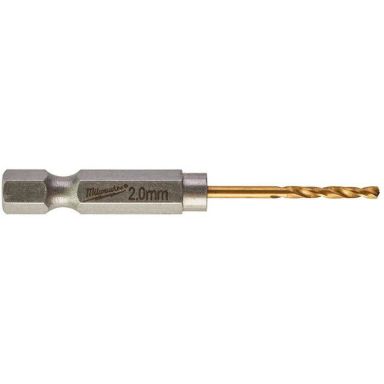 Milwaukee SHOCKWAVE Red Hex HSS-G TIN Metallborr 2-pack