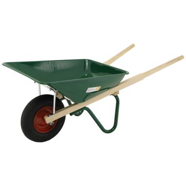 Hörby Bruk Ekeby 1420 Skottkärra volym 125 l, luftgummi, grön