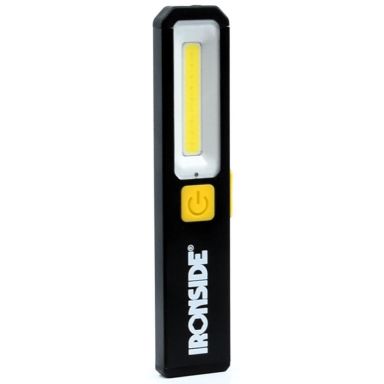 Ironside 400110 Håndlampe 200 lm, oppladbar