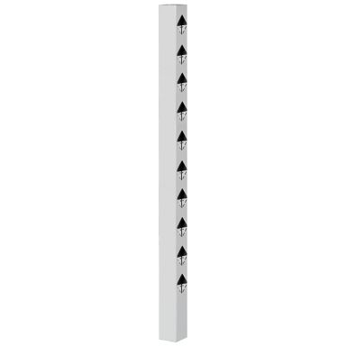 Jabo Öckerö 10252 Staketstolpe vit, 1100x70x70 mm