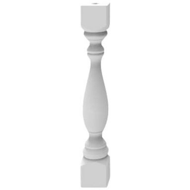 Jabo Arnö 26052 Räckespelare vit, 105x105x700 mm