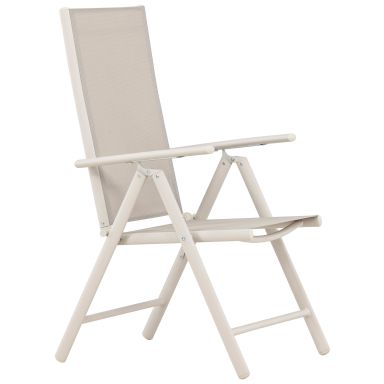 Venture Home Break Positionsstol Aluminium/Beige, 2-pack