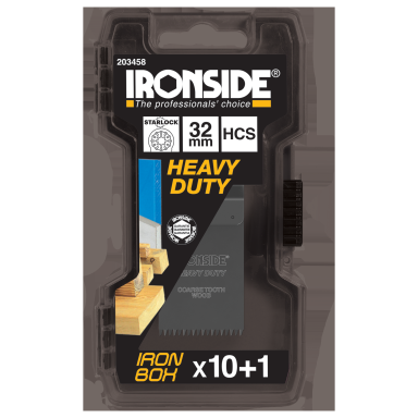 Ironside 203458 Monitoimikoneterä mm. puulle ja kipsille, japanilainen hammastus 32 mm
