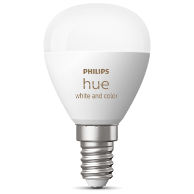Philips Hue Huewca 929003573601 LED-lamppu 1 kpl, 470 lm, lämpimästä viileään valkoiseen ja värillinen, E14