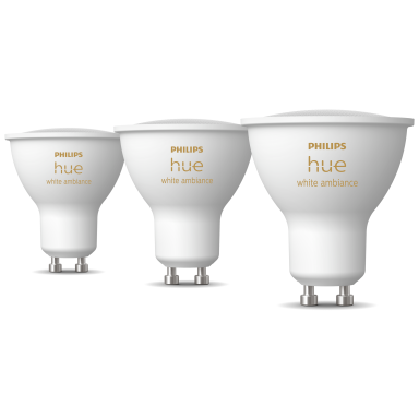 Philips Hue Huewca 929003666703 LED-lamppu 3 kpl, 400 lm, lämpimästä viileään valkoiseen