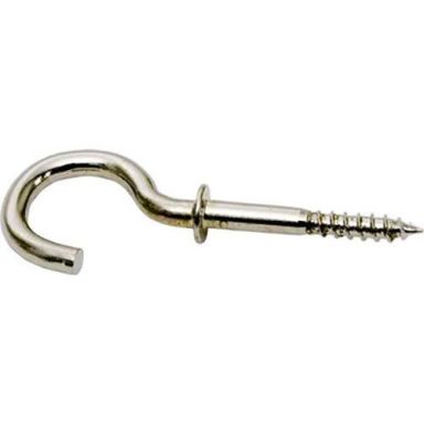 Gelia 100000192 Takkrok för trä, 50 mm, med krage, 2-pack