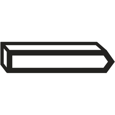 Bosch 1609200390 Stift Type 40, 23 mm, 1000-pakning