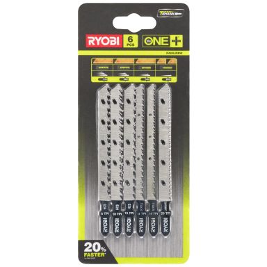 Ryobi RAK6JSBW Sticksågsblad 6 delar