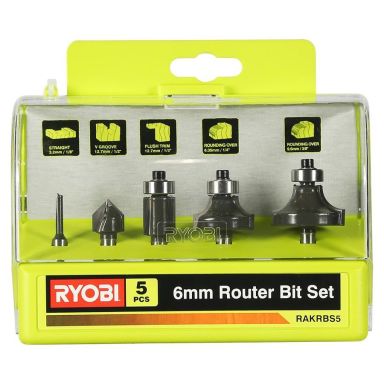 Ryobi RAKRBS5 Frässtålset 5 delar