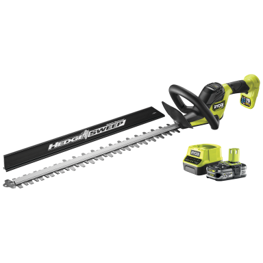 Ryobi ONE+ HP RY18HTX60A-125 Häcksax med batteri och laddare