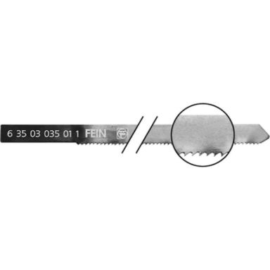 Fein 63503087013 Pistosahanterä HCS, 77 x 2 mm, 5 kpl