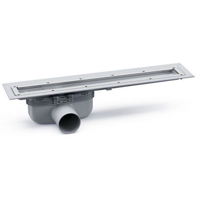 Purus Line Vinyl Plus 600 Golvbrunn utan sil, Ø75 sidoutlopp