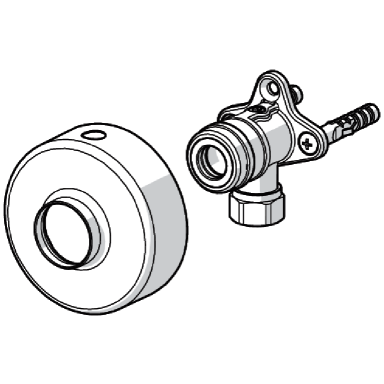 Oras 290009 Pintakulmaliitin G3/4(1/2)-D12